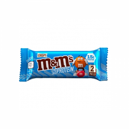 Crispy M&M's Hi protein bar, batonėlis, 52 g